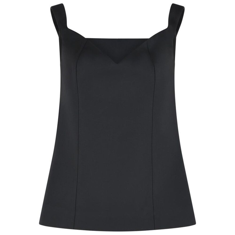 Róhe Black Viscose Top Women